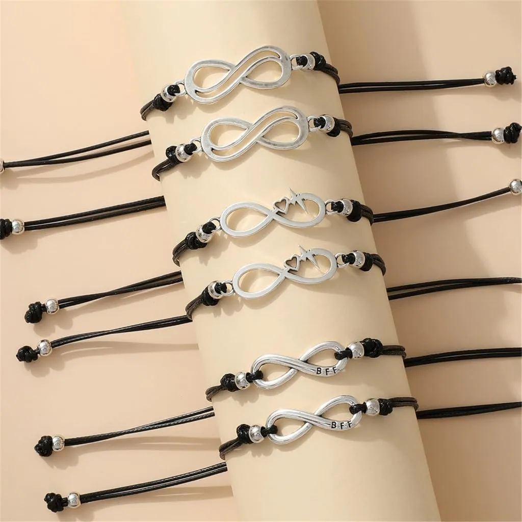 1 Pair Handmade Bracelet Adjustable Rope Bracelet Friendship Bracelets Cotton Anklets Suitable for Various Occasion