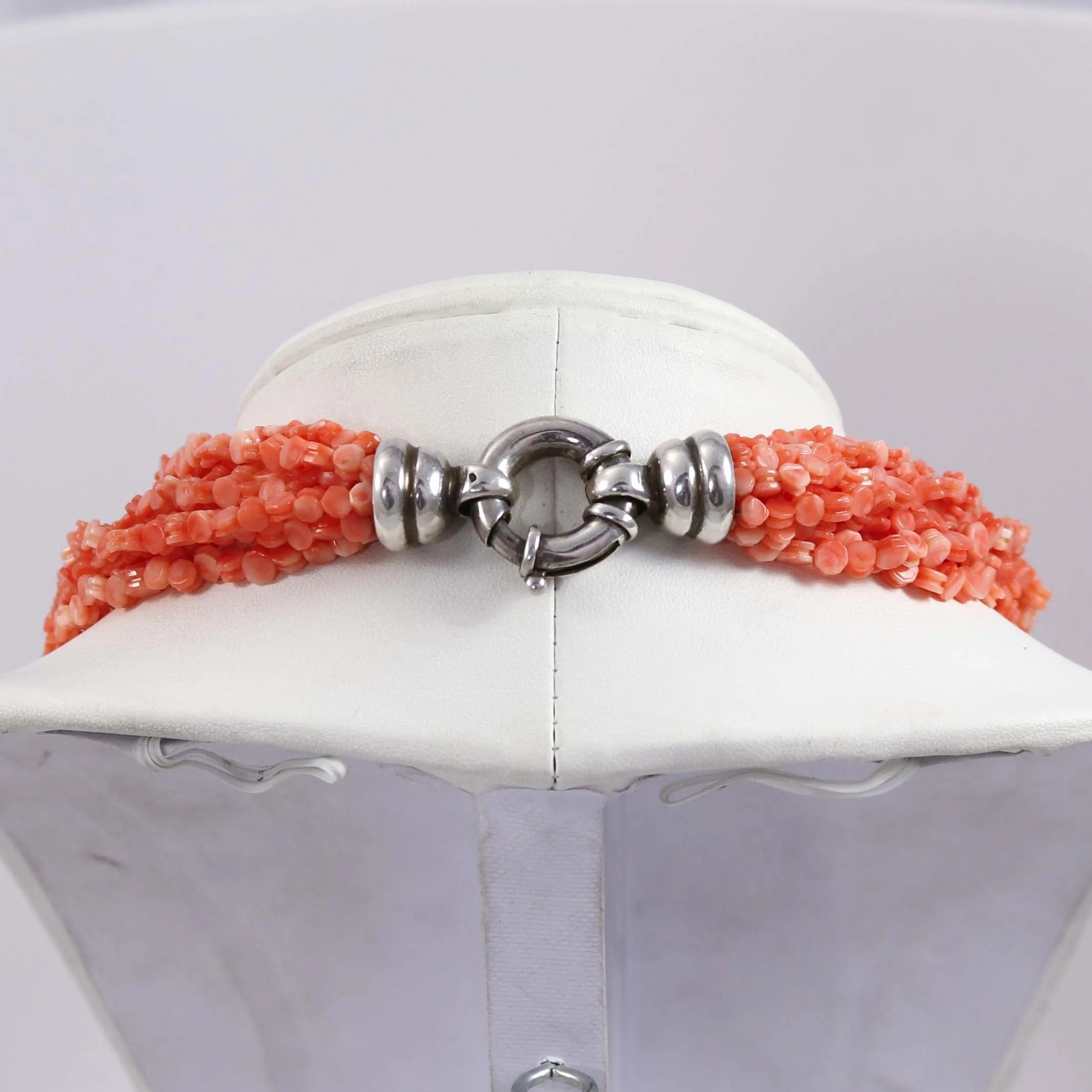 1980s Pink Coral Necklace