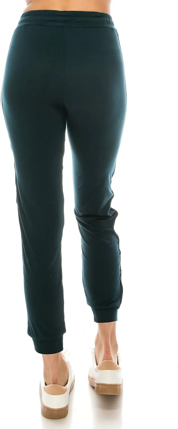 ALWAYS Women Joggers Casual Sweatpants - Super Soft Light Comfy Lounge Striped Pants with Pockets
