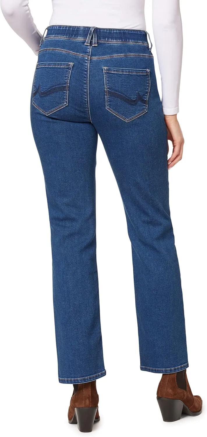 Angels Forever Young 360 Sculpt Bootcut Jeans For Women Figure Enhancing Stretch Denim