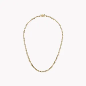 Bezel Set Diamond Tennis Necklace