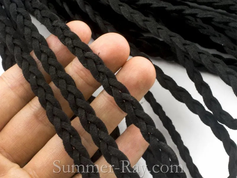 Braided Micro Suede Cord String