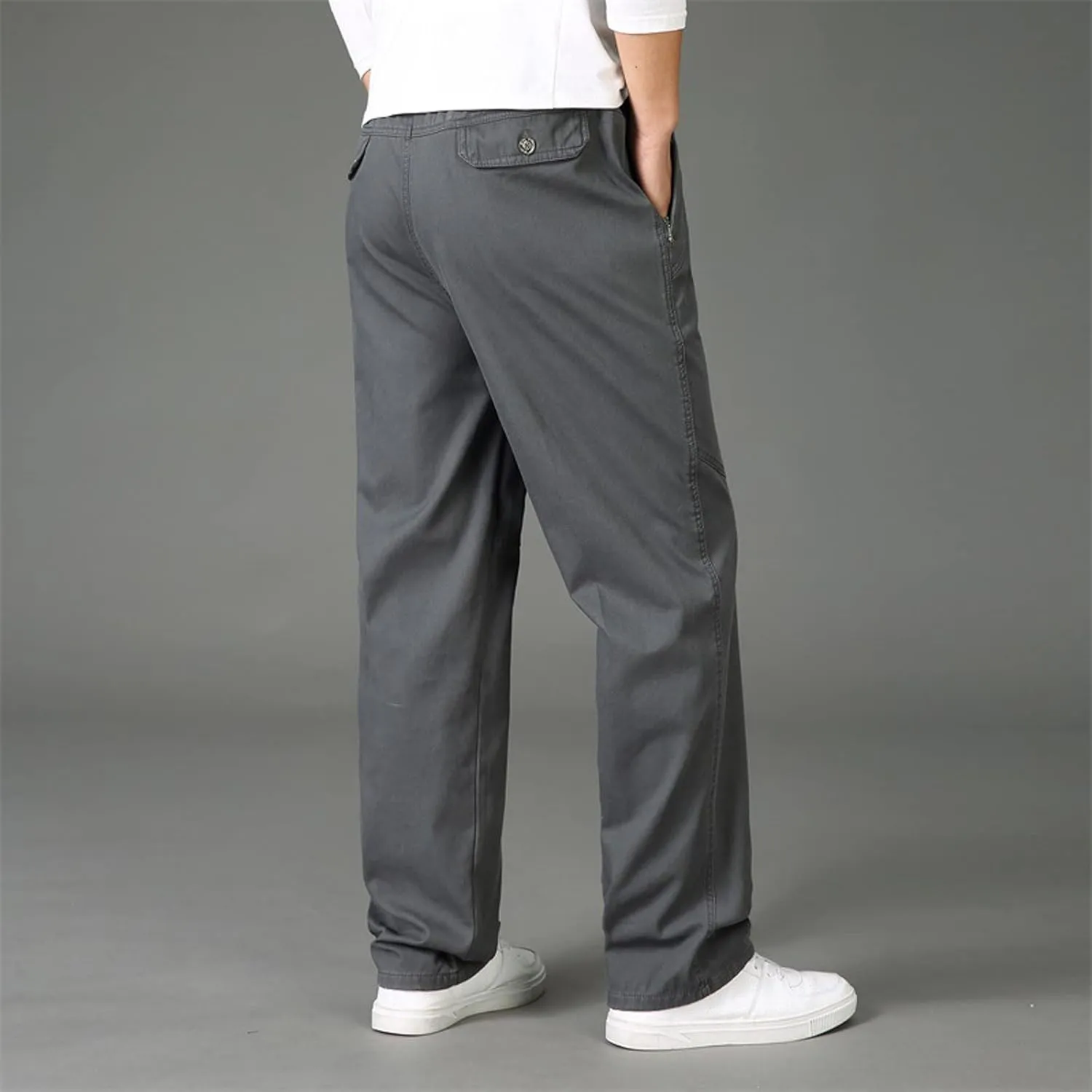Cargo Pants for Men,Mens Pants Cargo Joggers with Pockets Fleece Sweatpants Casual Pant Chino Slim Fit Trousers