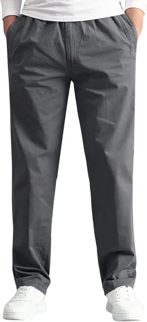 Cargo Pants for Men,Mens Pants Cargo Joggers with Pockets Fleece Sweatpants Casual Pant Chino Slim Fit Trousers