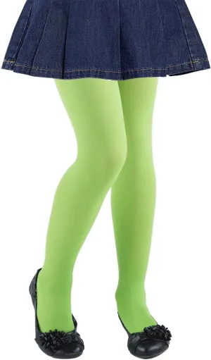 CHUNG Girls Footed Tights Light Weight Stretchy 60D Multi Candy Color Stage Play Costumes 2-12Y