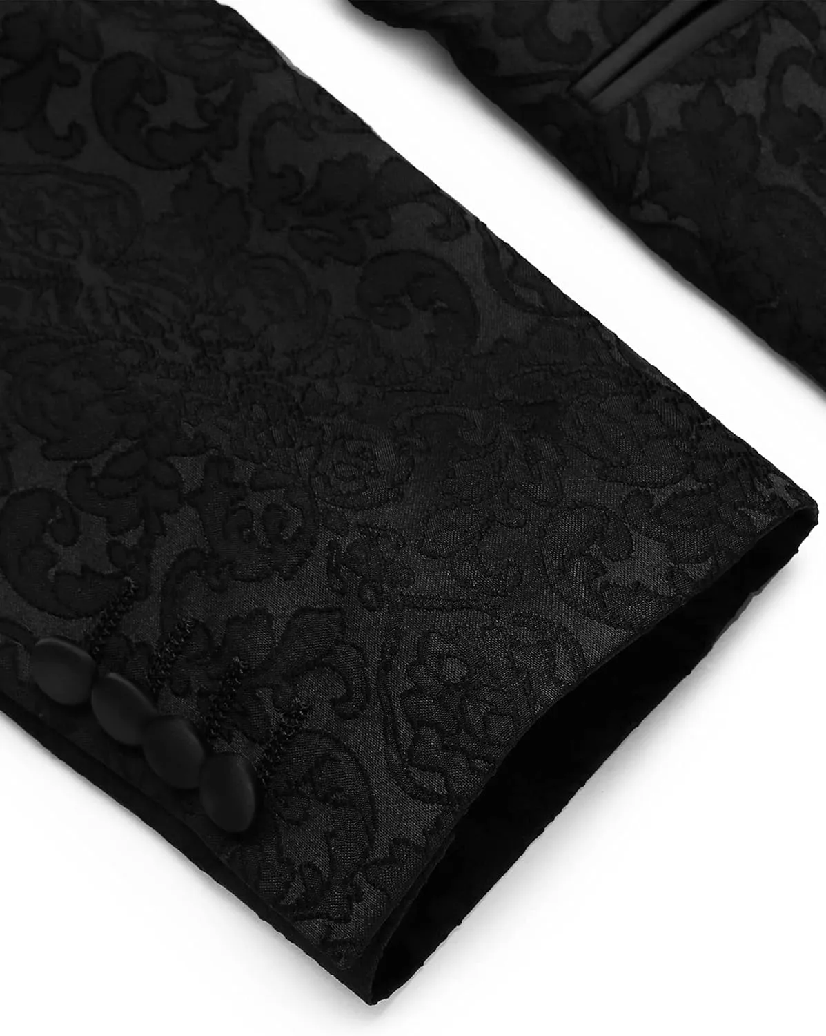 COOFANDY Men's Floral Tuxedo Suit Jacket Slim Fit Dinner Jacket Party Prom Wedding Blazer Jackets