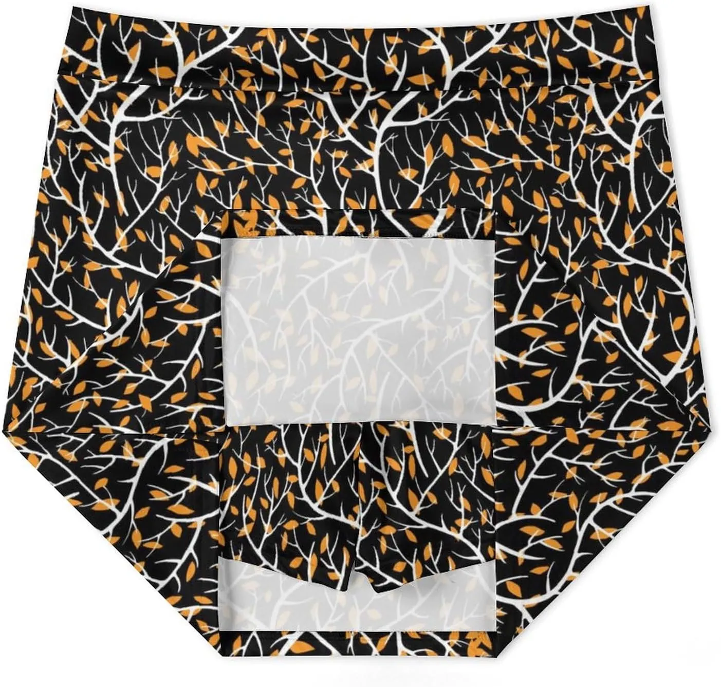 Cute White Polar Bear Women's Athletic Skirts Light Proof A-line Trouser Skirt with Shorts Pockets