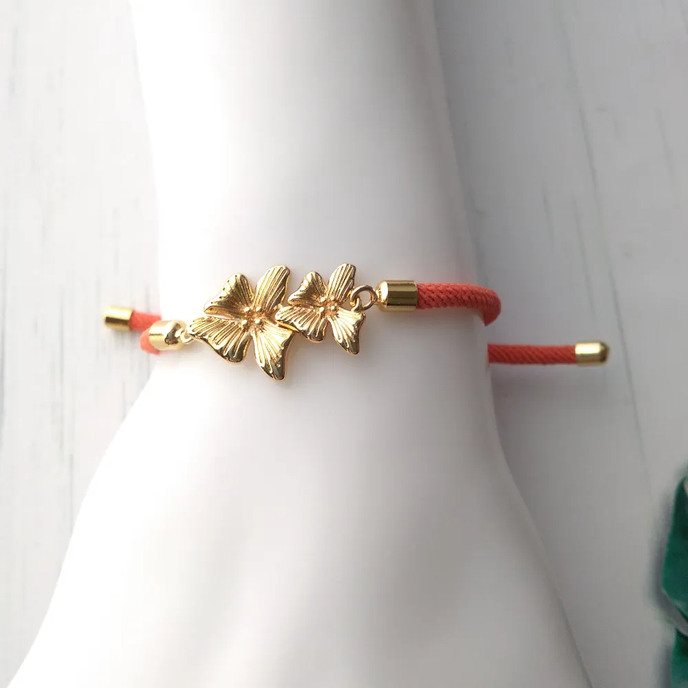 Dani Orchid Corded Slider Bracelet