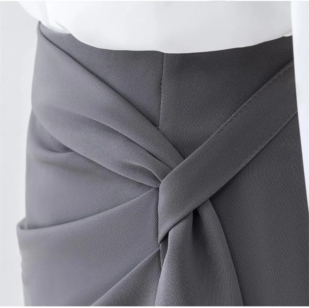 Dvbfufv Women Summer Fashion High Waist Solid Skirts Female Office Midi Skirts Ladies Formal Work Pencil Skirts