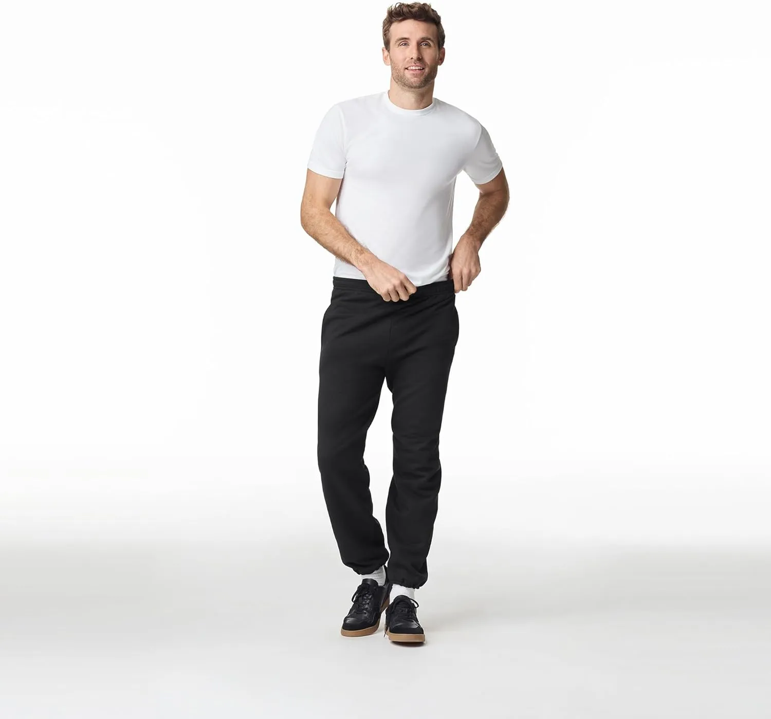 Gildan Adult Fleece Elastic Bottom Sweatpants with Pockets, Style G18100