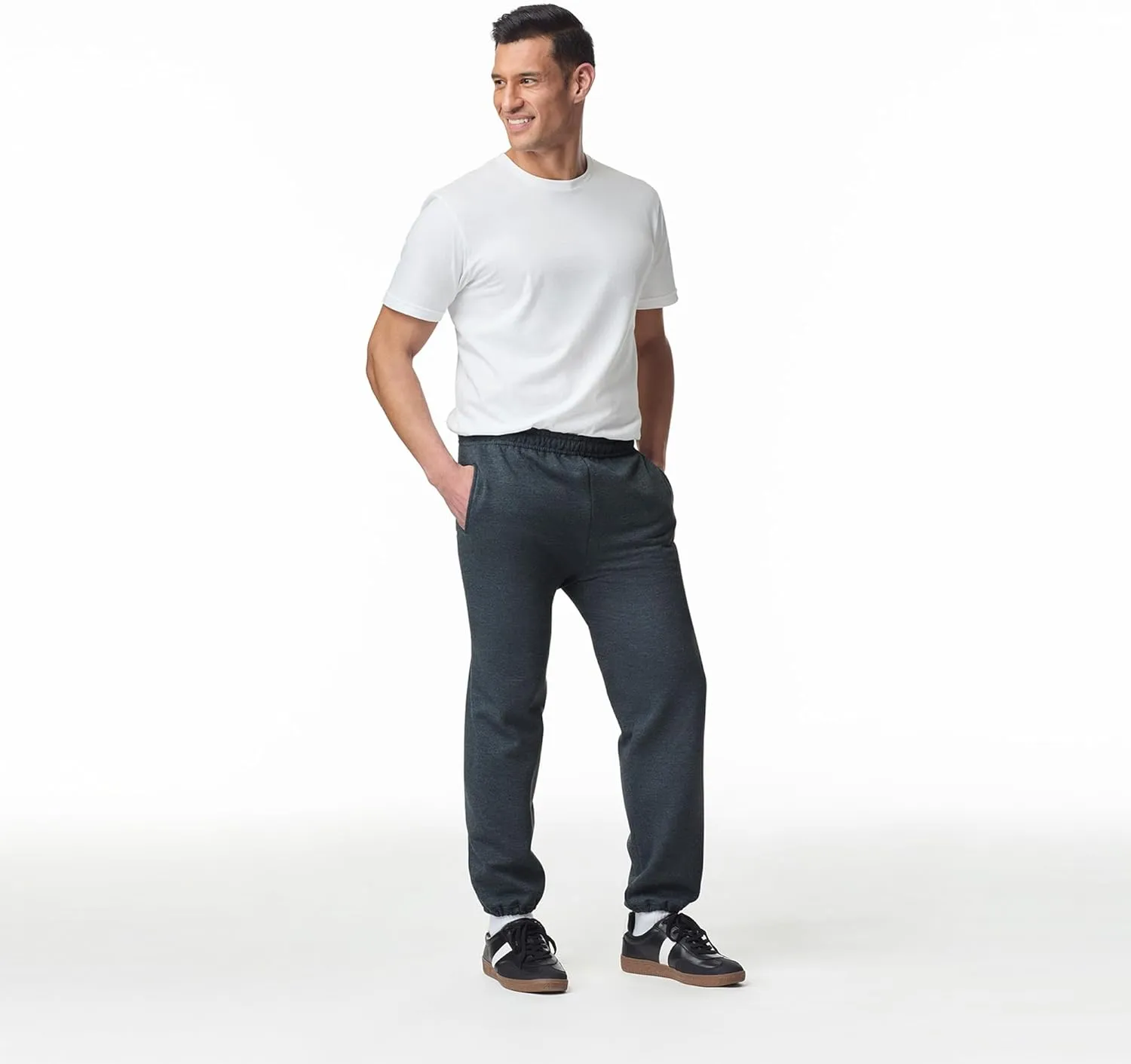 Gildan Adult Fleece Elastic Bottom Sweatpants with Pockets, Style G18100