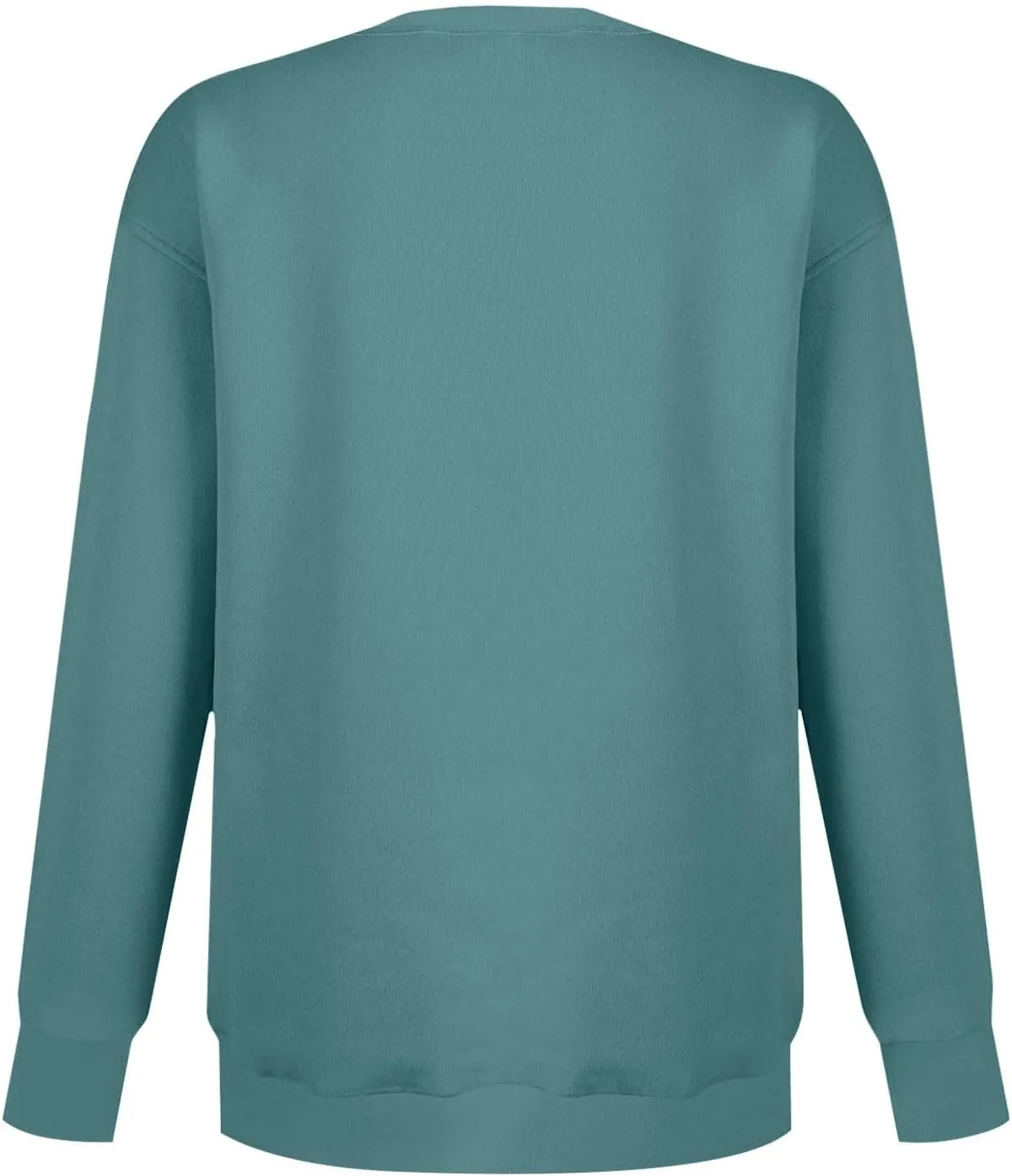 Gumipy Oversized Sweatshirt for Women Trendy Long Sleeve Crewneck Sweatshirts Sweater Casual Fleece Tunic Sweatshirts No Hood