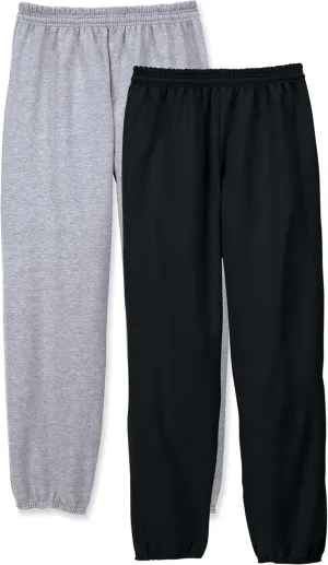 Hanes Men's Ecosmart Best Sweatpants, Athletic Lounge Pants with C"ed Cuffs