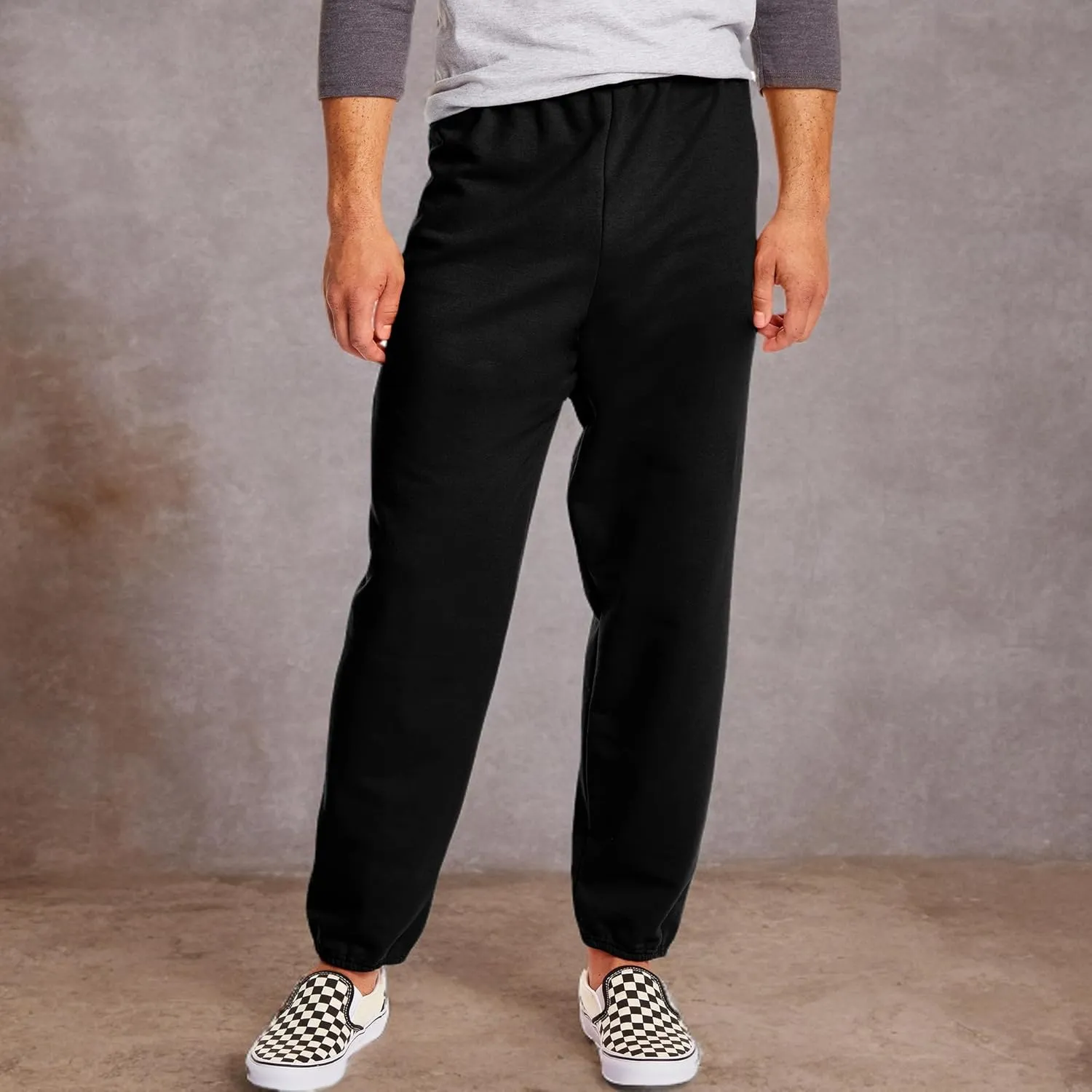 Hanes Men's Ecosmart Best Sweatpants, Athletic Lounge Pants with C"ed Cuffs