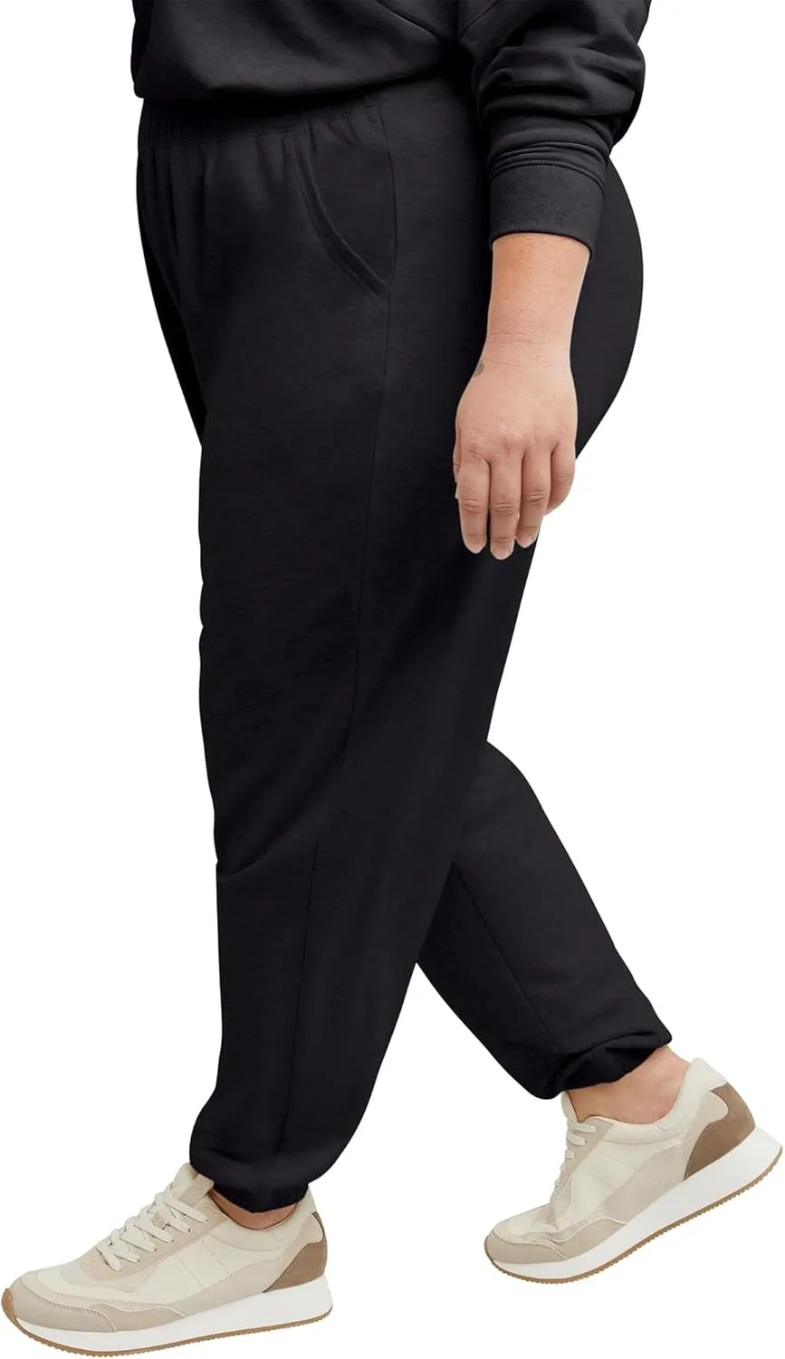 Hanes Women's Originals Fleece Joggers, Soft-Brushed Sweatpants, Women's Loungewear, 29, Plus Size Available