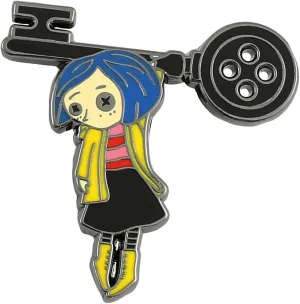 Horror Movie Coral-ine The SecretDoor Enamel Pin Metal Brooch Badges Jewelry Accessories Gifts for Fans