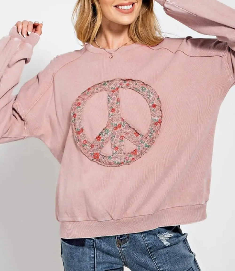 Juakoso Womens Oversized Crewneck Sweatshirt Y2k Long Sleeve Casual Pullovers Retro Aesthetic Shirts Streetwear