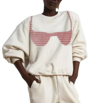 Juakoso Womens Oversized Crewneck Sweatshirt Y2k Long Sleeve Casual Pullovers Retro Aesthetic Shirts Streetwear