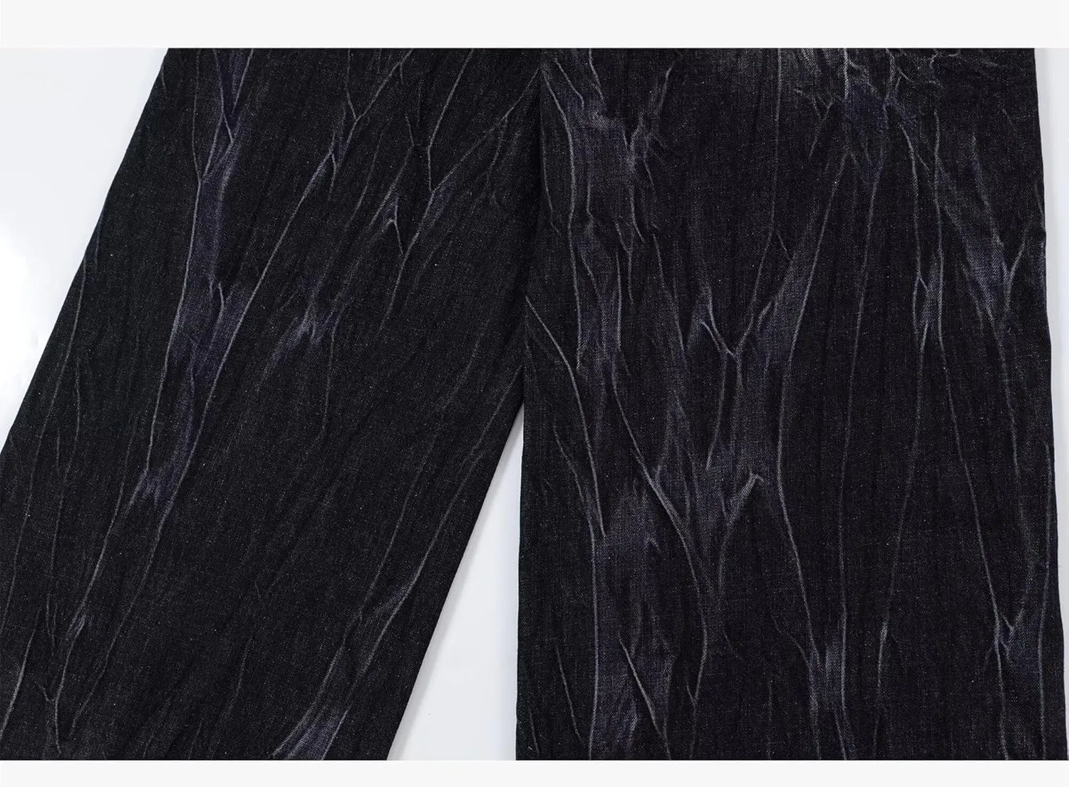 jupkem Men's Loose Work Pants Y2k Jeans Gothic Wide Leg Fashionable Jeans Hip hop Garbage Pants Harajuku Streetwear