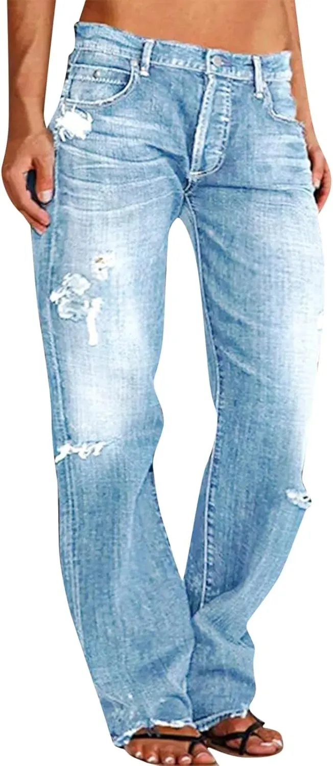 LCMTWX High Waisted Jeans for Women Pants Trousers Up Womens Casual Women's Jeans Skinny Jeans for Women Western Shirts