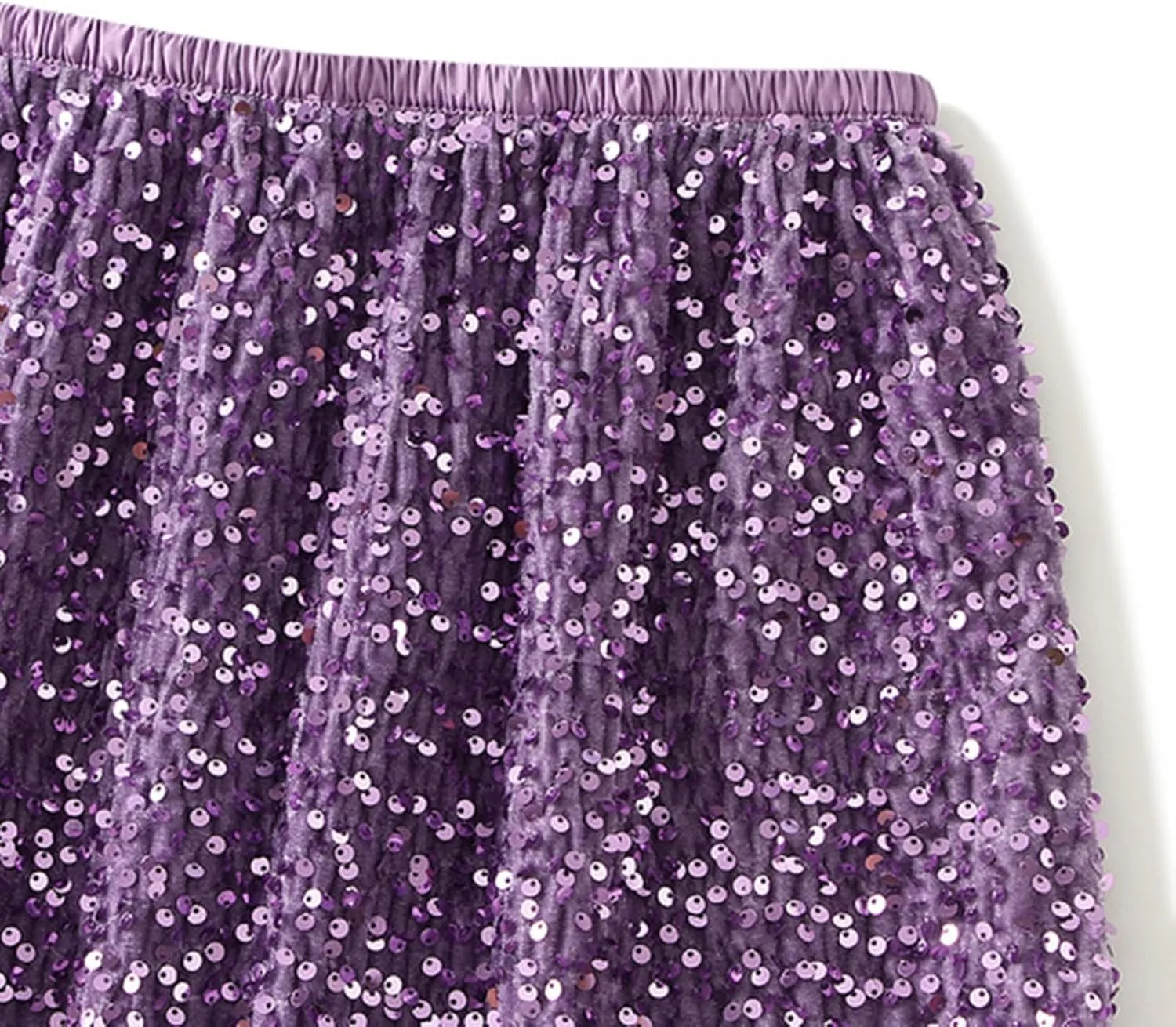 Long Skirts for Women Summer Sequin Printed Long Pleated Ruffle Skirts High Waist Nightgrom Party Skirts
