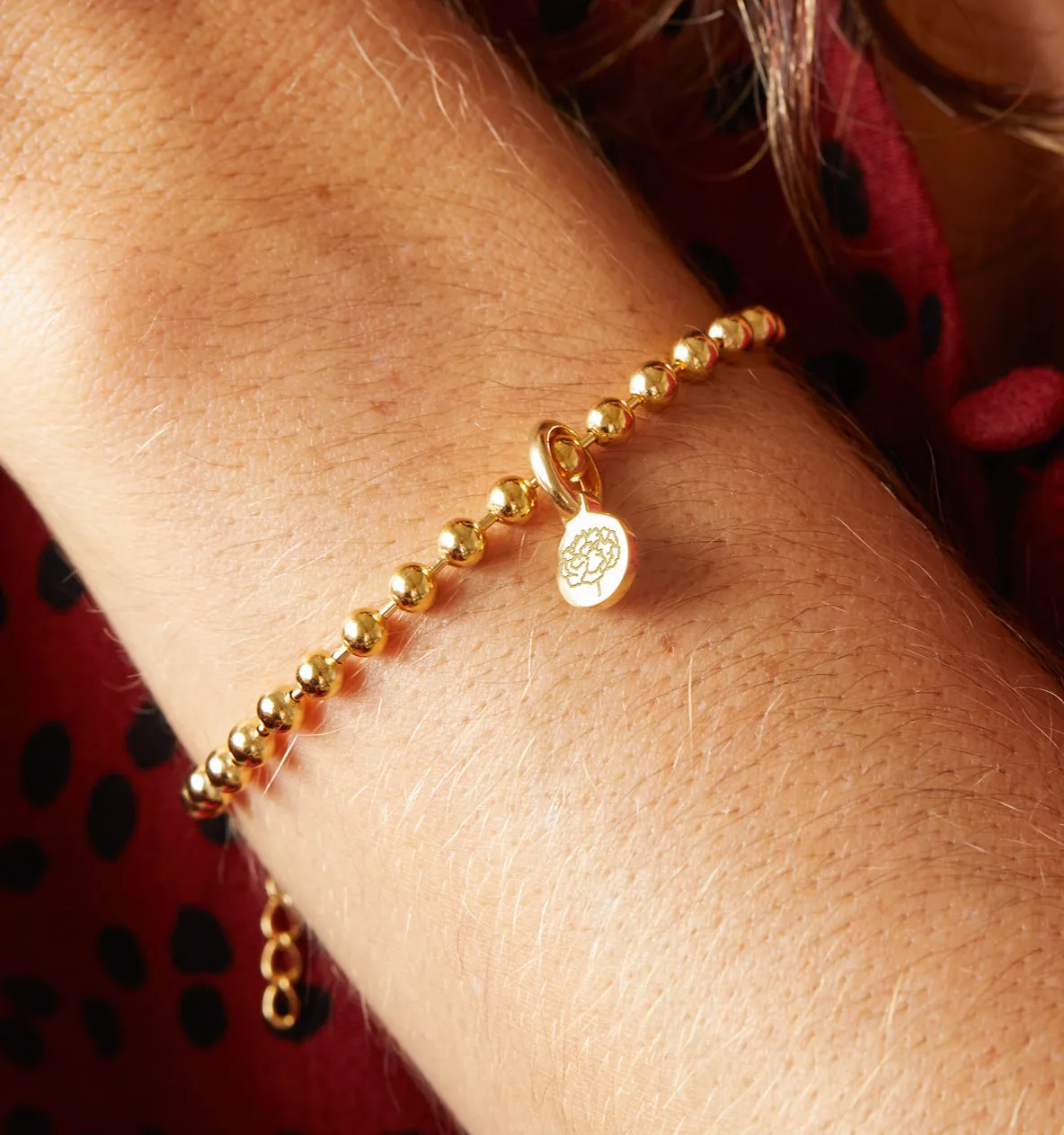 Marigold Flower Bracelet - October