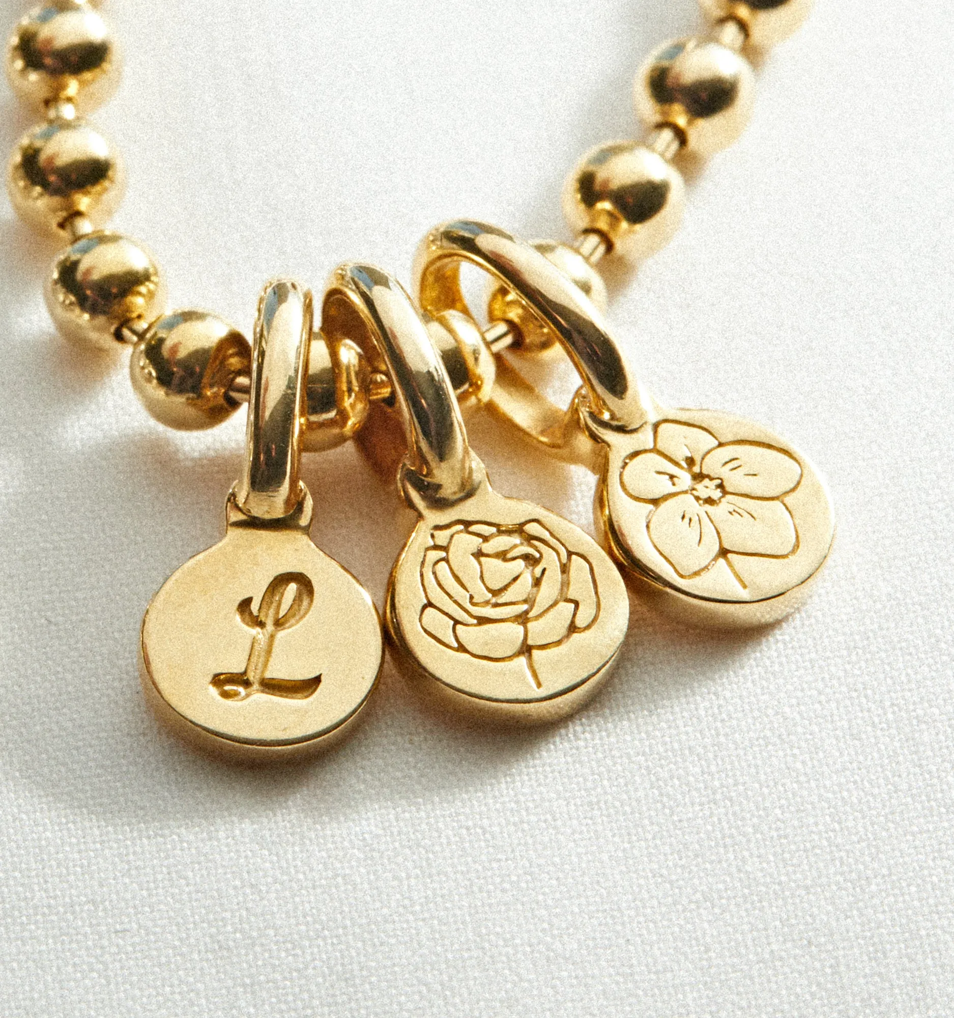Marigold Flower Bracelet - October