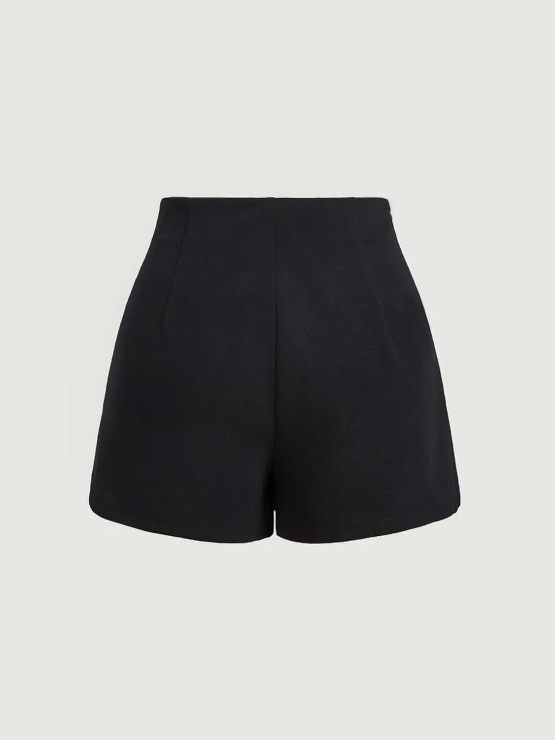 Milumia Women High Waist Tie Side Wrap Skorts Asymmetrical Hem Skirt Shorts