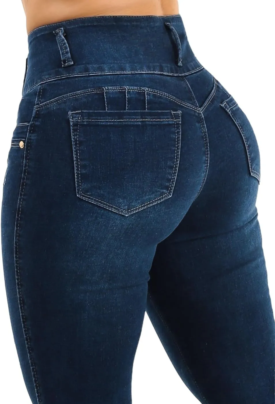 Moda Xpress Butt Lifting Skinny Jeans for Women - High Waisted Levanta Cola Push Up Jeans