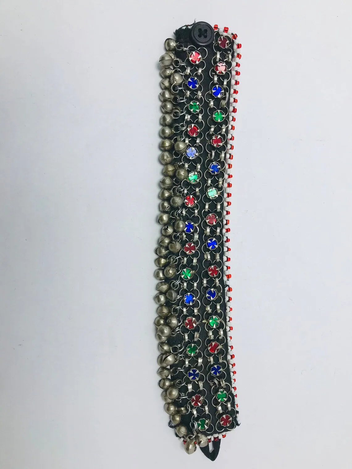 Multicolor Tribal Kuchi Boho Bells Anklets