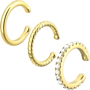 Non Piercing Ear Cuffs, 14k Plated Gold Cartilage Earrings Hoop, Hypoallergenic Clip On Earrings for Women Gifts