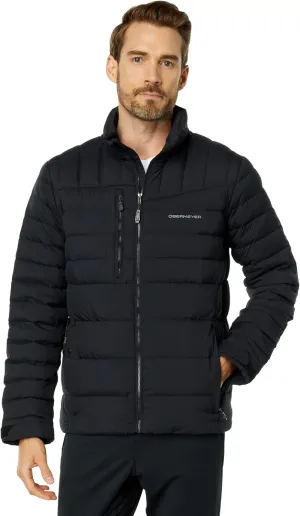 Obermeyer Klaus Down Jacket for Men - Quilted Design All Over With Center Front Zipper Closure, Cosy and Stylish Jacket