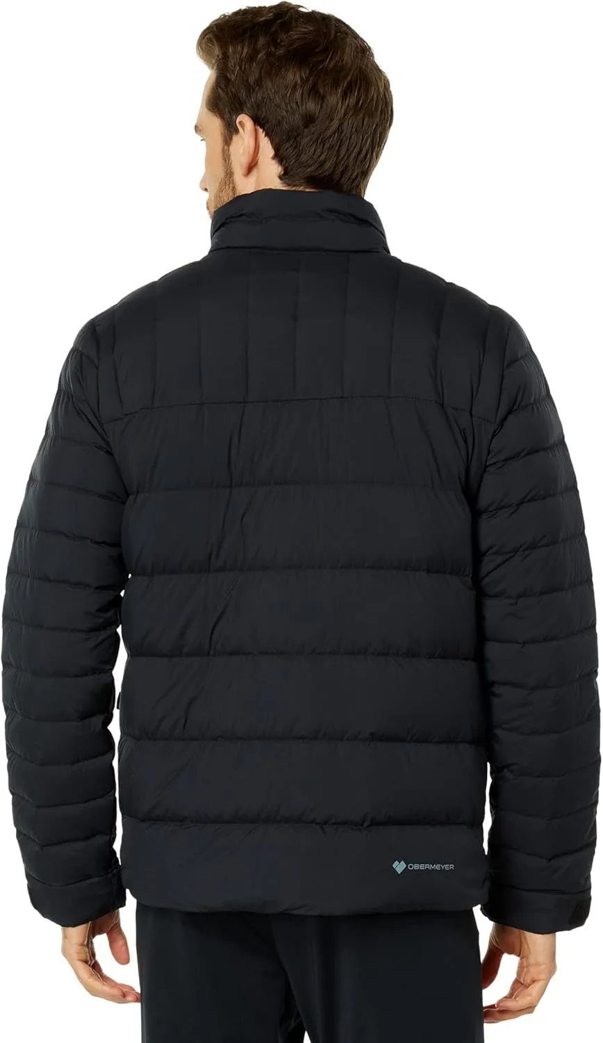 Obermeyer Klaus Down Jacket for Men - Quilted Design All Over With Center Front Zipper Closure, Cosy and Stylish Jacket