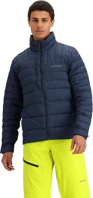 Obermeyer Klaus Down Jacket for Men - Quilted Design All Over With Center Front Zipper Closure, Cosy and Stylish Jacket