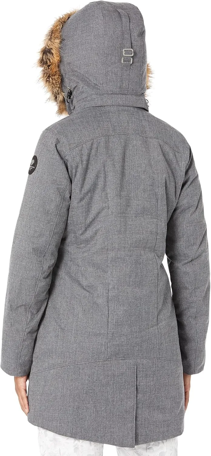 Obermeyer Sojourner Down Jacket For Women - Adjustable and Removable Hood With Long Sleeves, Stylish and Warm Winter Jacket