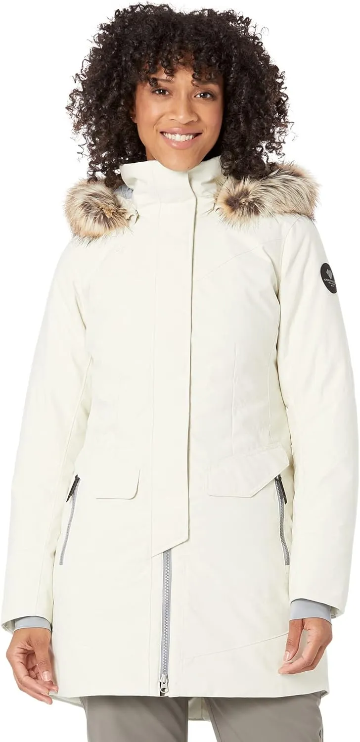 Obermeyer Sojourner Down Jacket For Women - Adjustable and Removable Hood With Long Sleeves, Stylish and Warm Winter Jacket