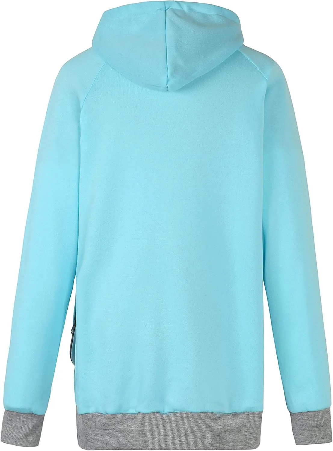 Pet Pouch Hoodie Long Sleeve Fleece Kitten Puppy Holder Carrier Sweatshirt for Women