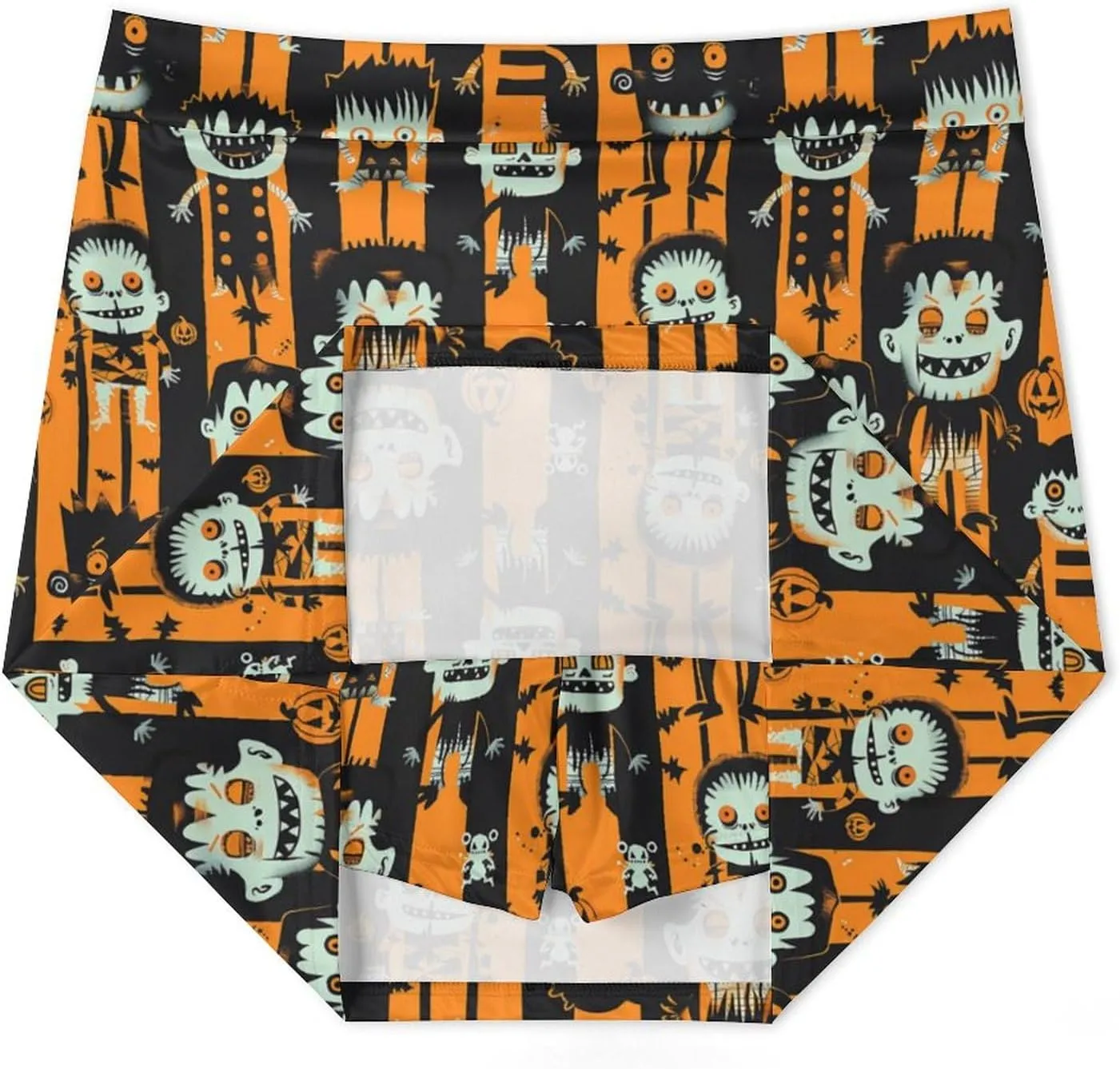Pirate Pattern Women's Athletic Skirts Light Proof A-line Trouser Skirt with Shorts Pockets