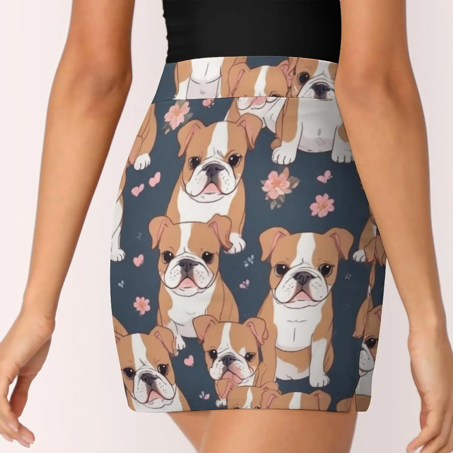 Pirate Pattern Women's Athletic Skirts Light Proof A-line Trouser Skirt with Shorts Pockets
