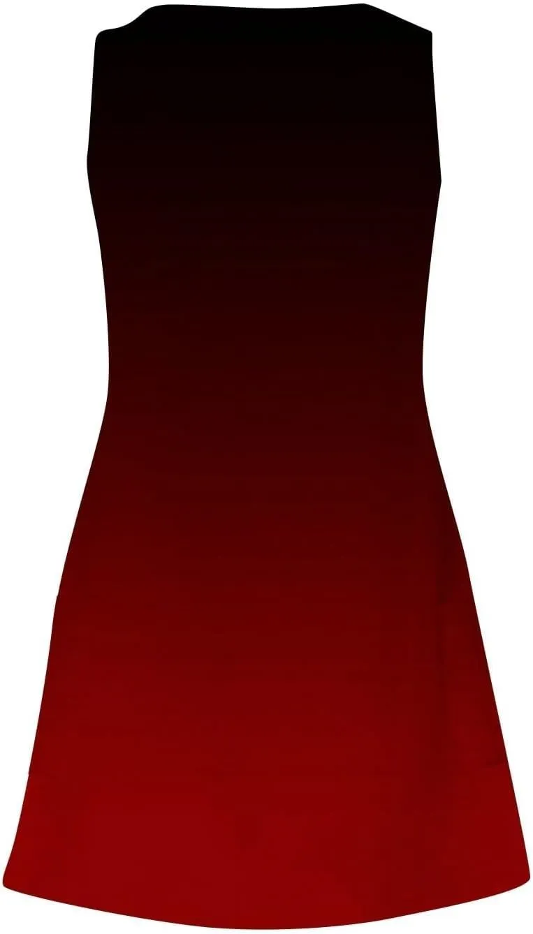 Plus Size Summer Dresses for Curvy Women Flowy Loose Fit Dress with Pocket