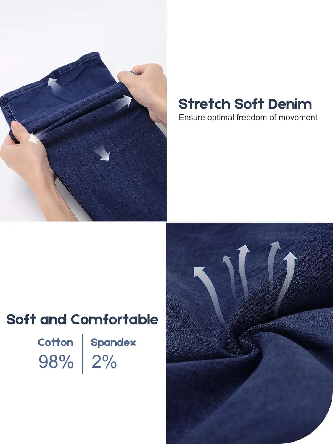 Pull on Flare Jeans for Women, Trendy Stretchy High Waisted Bell Bottom Skinny Boot Cut Jeans Legging for Women