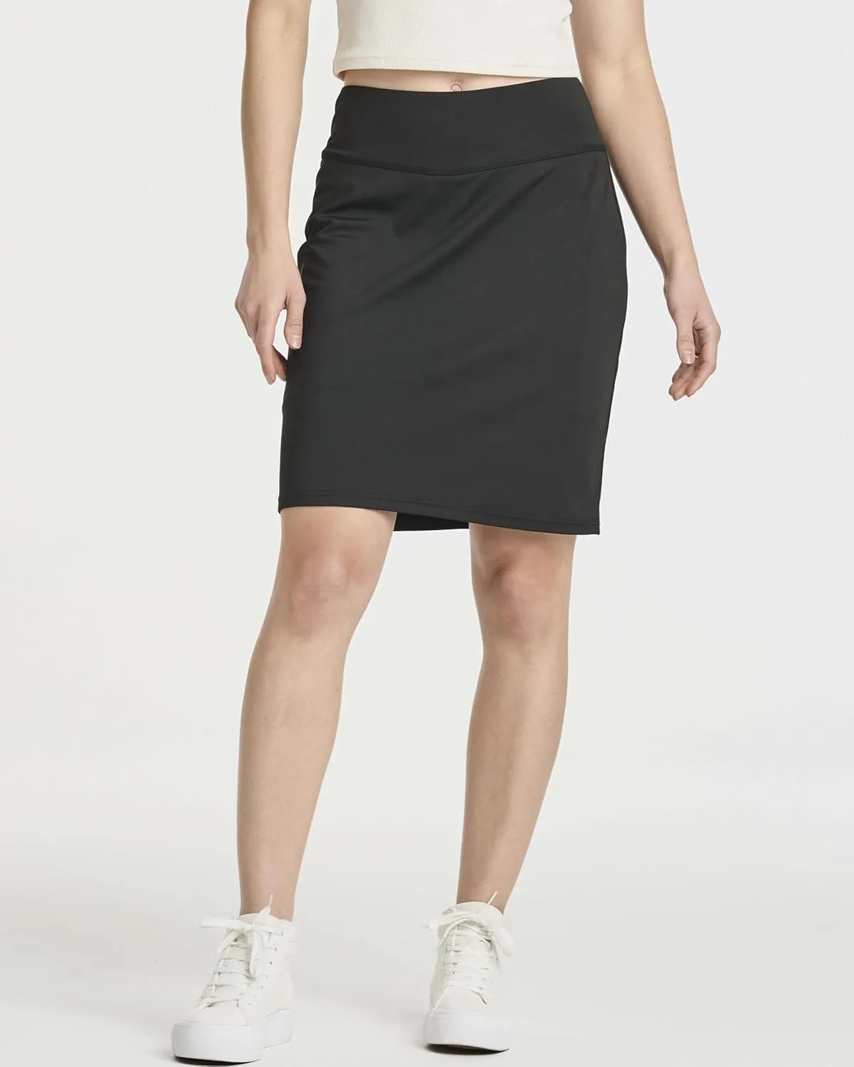 Real Essentials 3 Pack: Women's 20" Golf Skirts Knee Length Skorts Athletic Long Active Casual Pockets (Available in Plus)