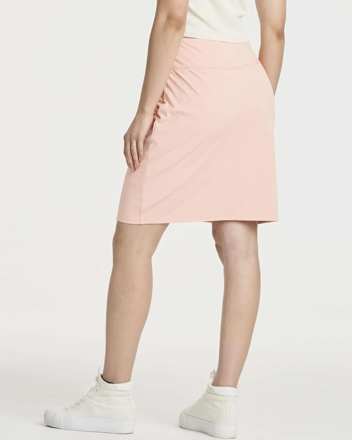 Real Essentials 3 Pack: Women's 20" Golf Skirts Knee Length Skorts Athletic Long Active Casual Pockets (Available in Plus)