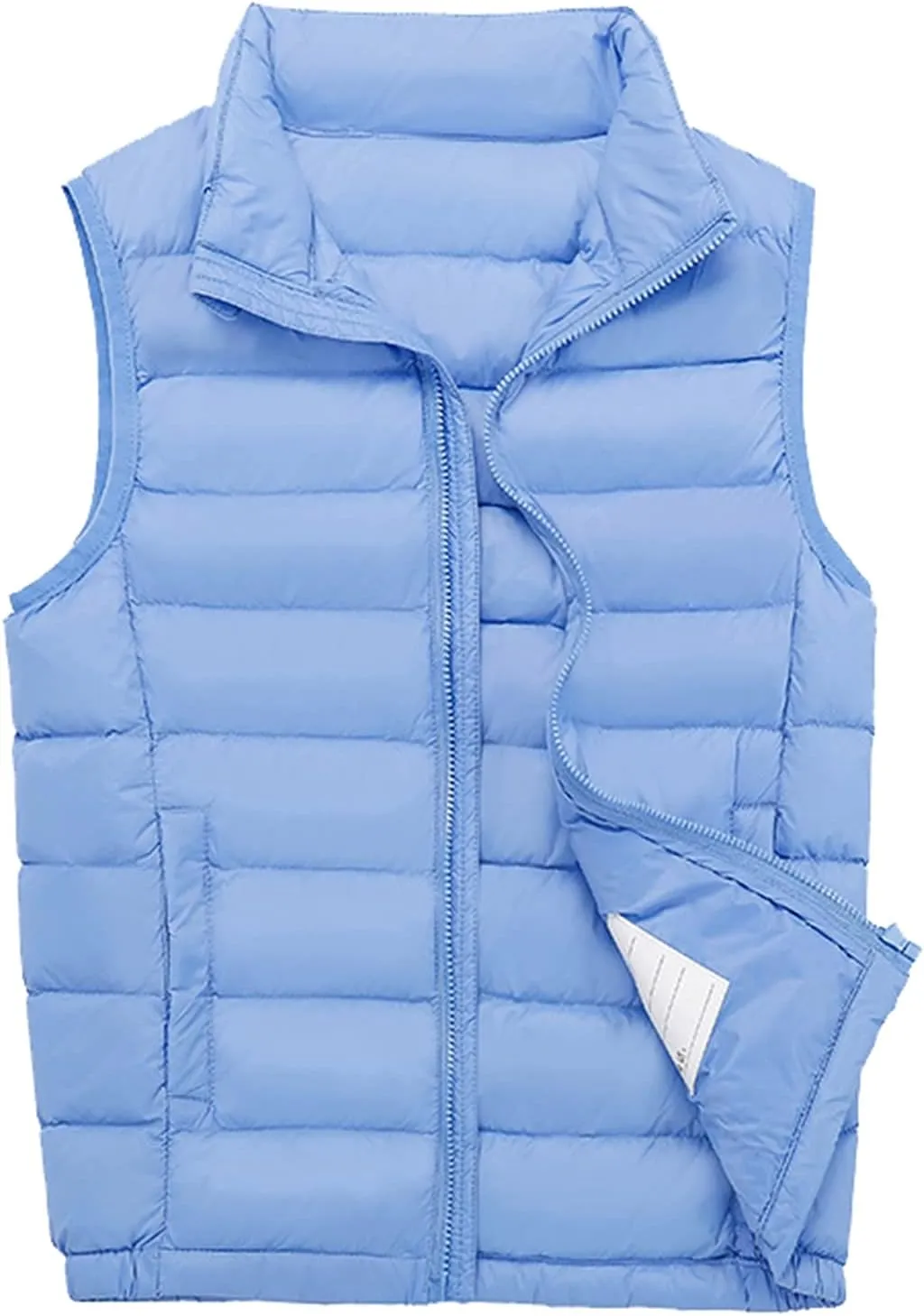 SK Studio Boys Girls' Light Weight Down Vest, Kids Lightweight Sleeveless Jacket, Boys Girls Puffer Down Vest