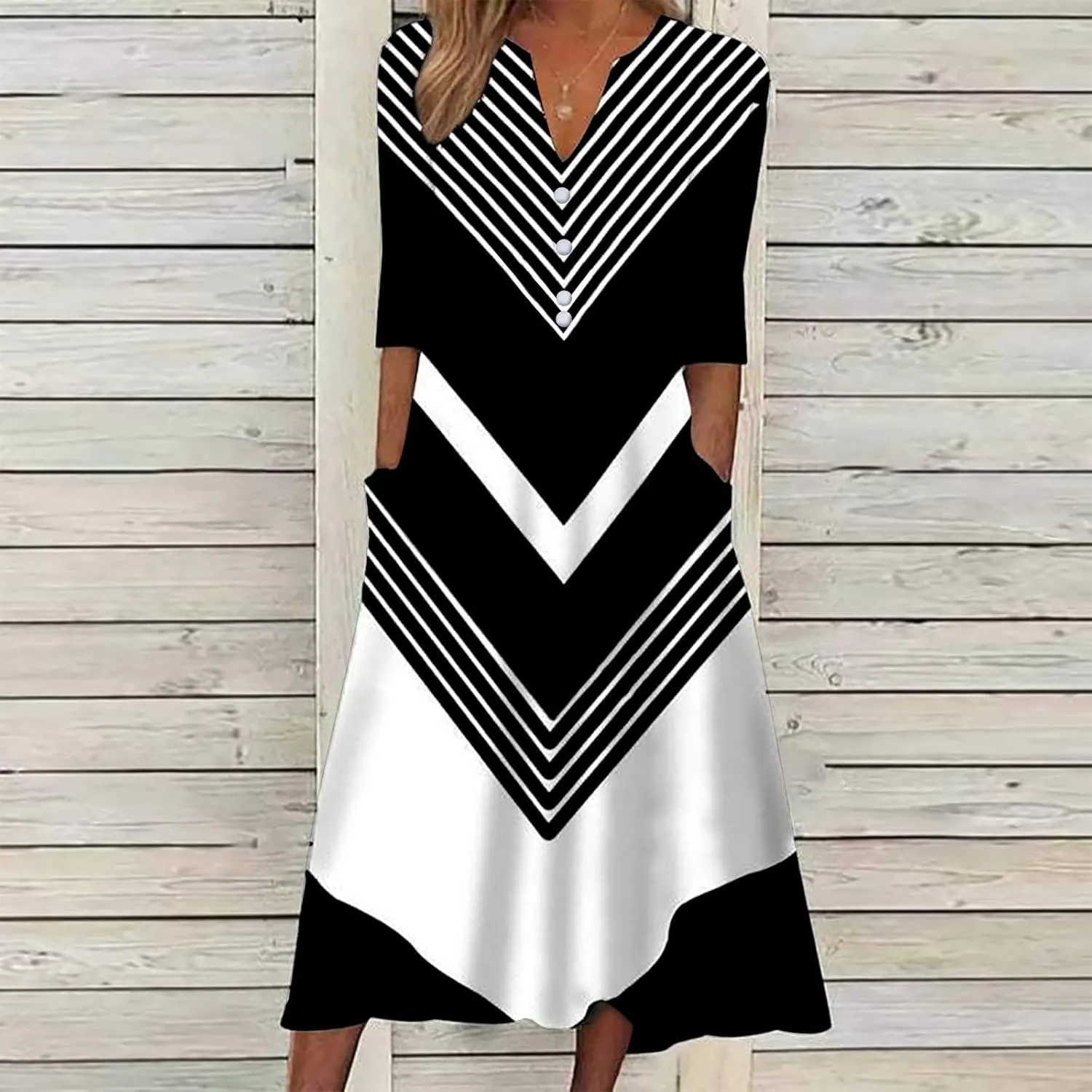 SMIDOW Summer Maxi Dresses for Women 2023 Casual Beach Tshirt Long Dress Printed Short Sleeve v Neck Flowy Sundress