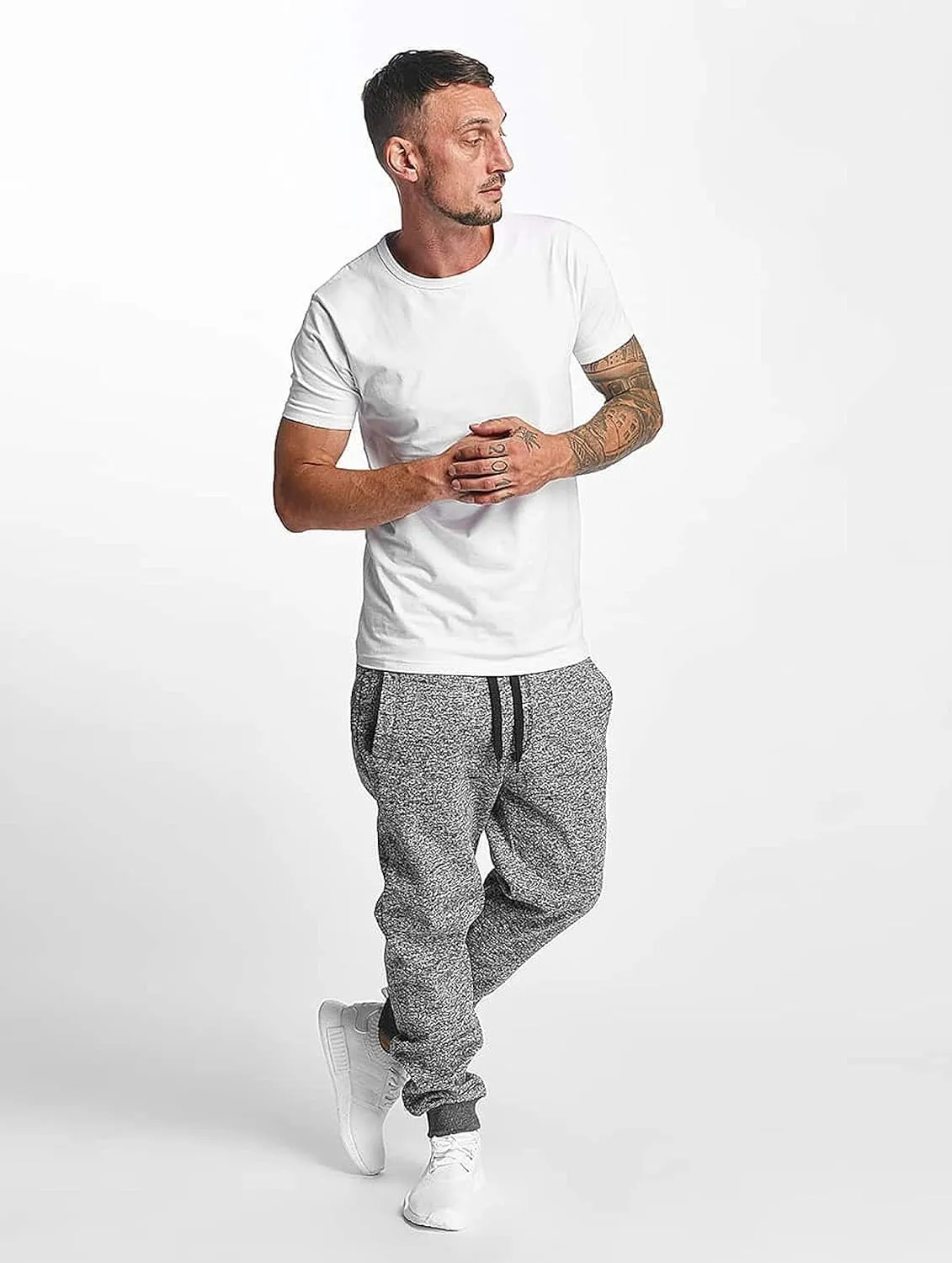 Southpole Men's Marled Fleece Sweatpants - Regular and Big & Tall Sizes