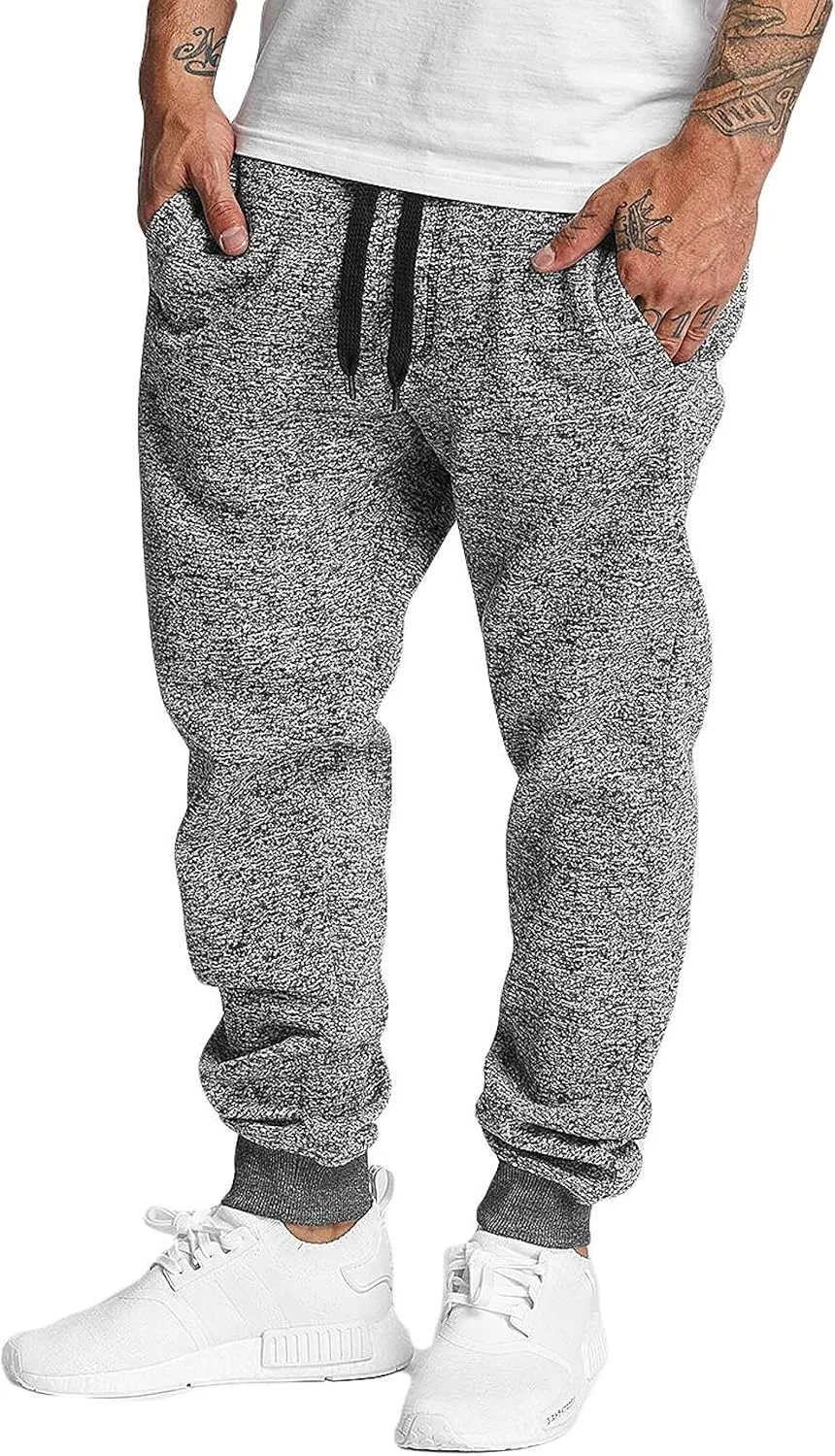 Southpole Men's Marled Fleece Sweatpants - Regular and Big & Tall Sizes