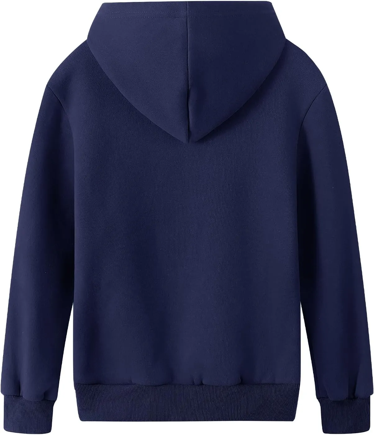 Spring&Gege Youth Solid Fleece Hoodies Pullover Hooded Sweatshirts for Children (3-12 Years)