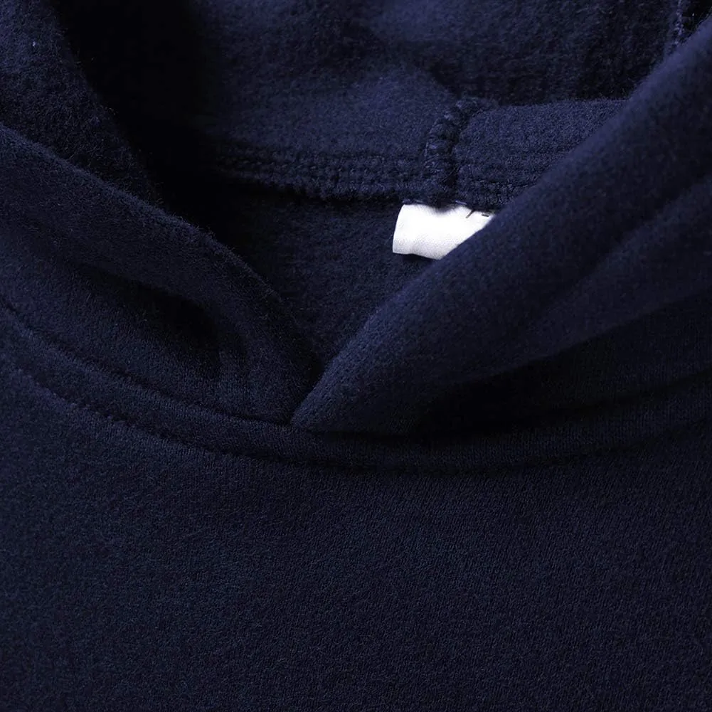 Spring&Gege Youth Solid Fleece Hoodies Pullover Hooded Sweatshirts for Children (3-12 Years)