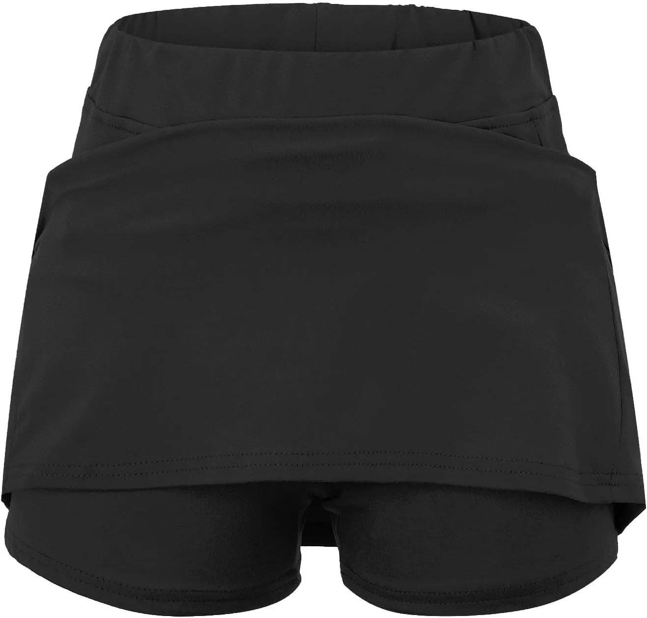 Tennis Skirt for Women with Pockets Shorts Elastic High Waisted Athletic Golf Skorts Running Workout Skirts 2 in 1